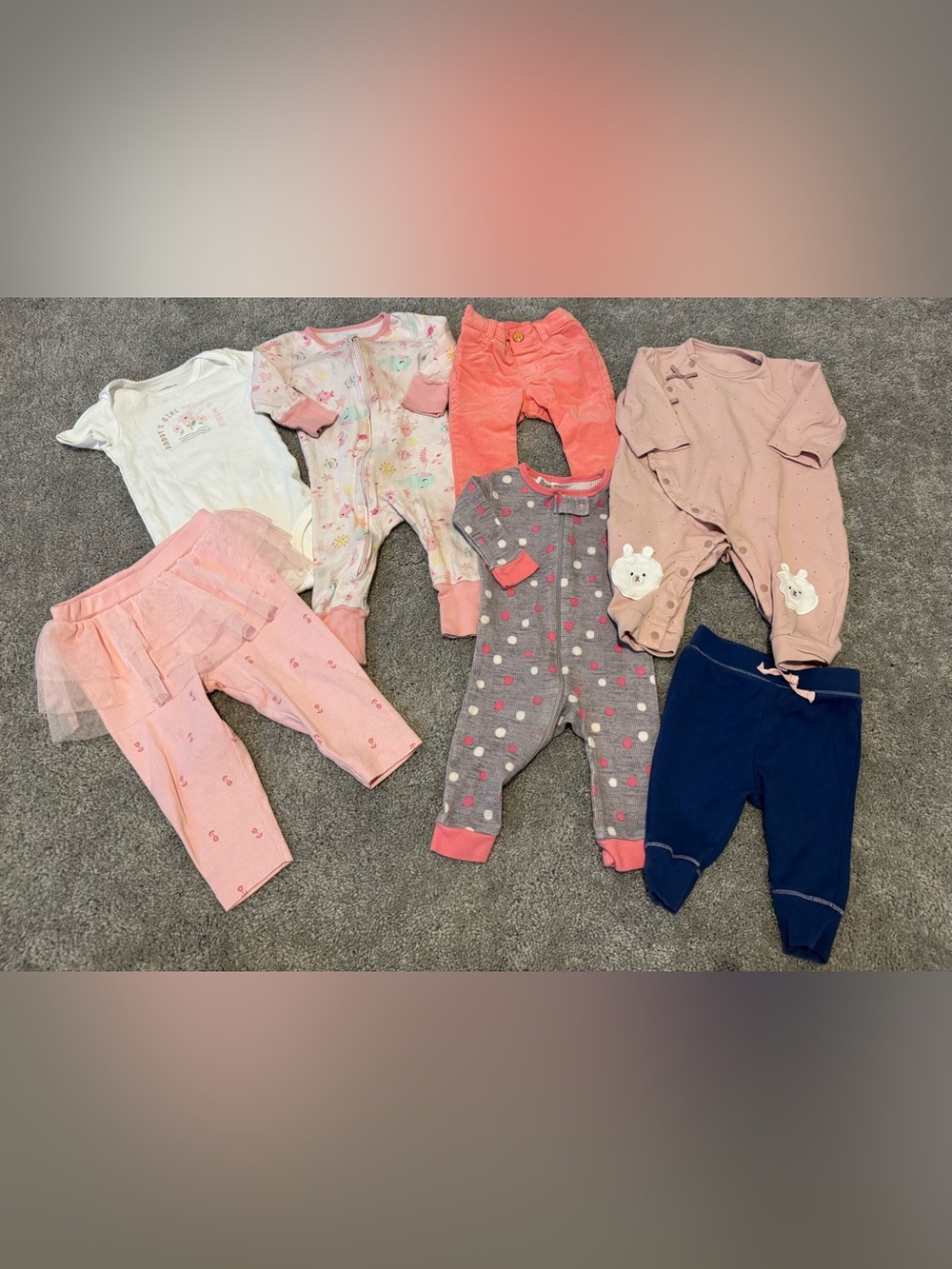 Baby girls clothing bundle size 6-9 months